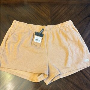 THE NORTH FACE Women's Half Dome Logo Fleece Short Almond Butter 2XL New